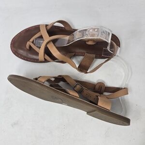 Lucky Brand Women's Brown Strappy Sandals/Flip Flops Size 11M
